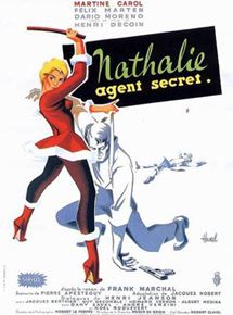Affiche du film Nathalie, agent secret (1959) de Henri Decoin. Voir Nathalie, agent secret en streaming / torrent sur meilleurs-films.fr