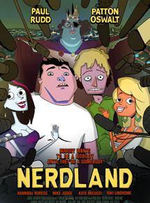 Affiche du film Nerdland (2016) de Chris Prynoski. Voir Nerdland en streaming / torrent sur meilleurs-films.fr