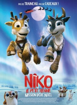 Affiche du film Niko le petit renne, mission Père Noël (2024) de Jorgen Lerdam & Kari Juusonen.