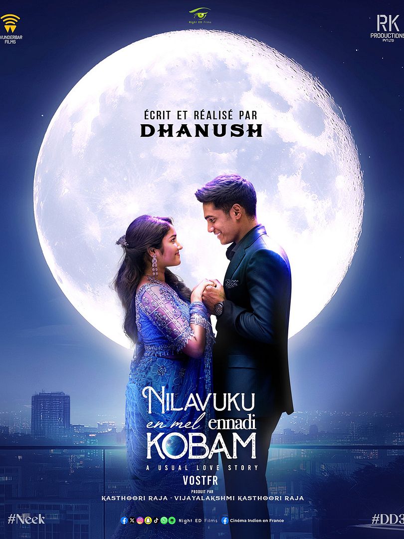 Affiche du film Nilavuku Enmel Ennadi Kobam (2025) de Affiche du film Nilavuku Enmel Ennadi Kobam (2025) de . Voir Nilavuku Enmel Ennadi Kobam en streaming / torrent sur meilleurs-films.fr
