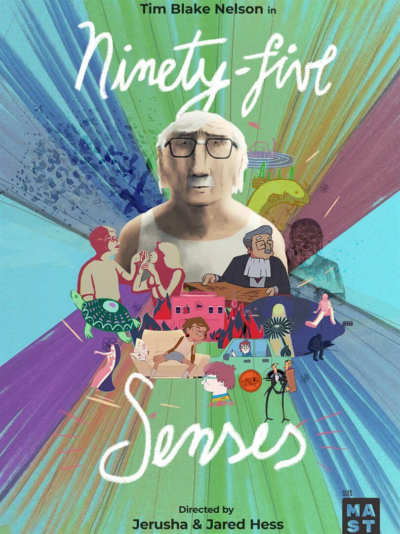 Affiche du court métrage Ninety-Five Senses (2023) de Jared Hess. Voir Ninety-Five Senses en streaming / torrent sur meilleurs-films.fr