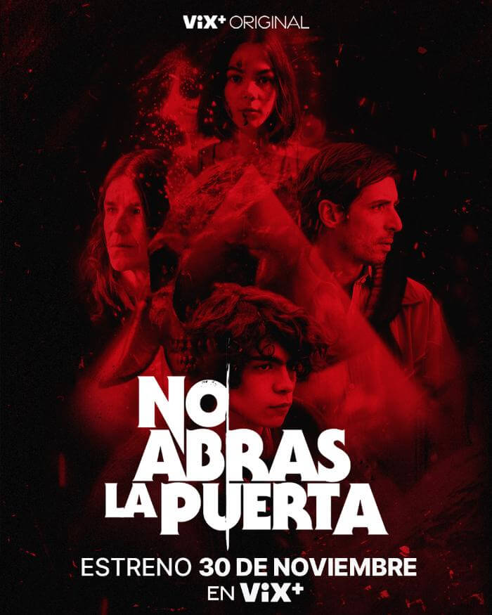 Affiche du film No abras la puerta (2020) de Humberto Hinojosa Ozcariz. Voir No abras la puerta en streaming / torrent sur meilleurs-films.fr