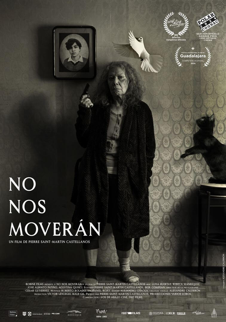 Affiche du film No Nos Moveran (2024) de Pierre Saint Martin Castellanos. Voir No Nos Moveran en streaming / torrent sur meilleurs-films.fr