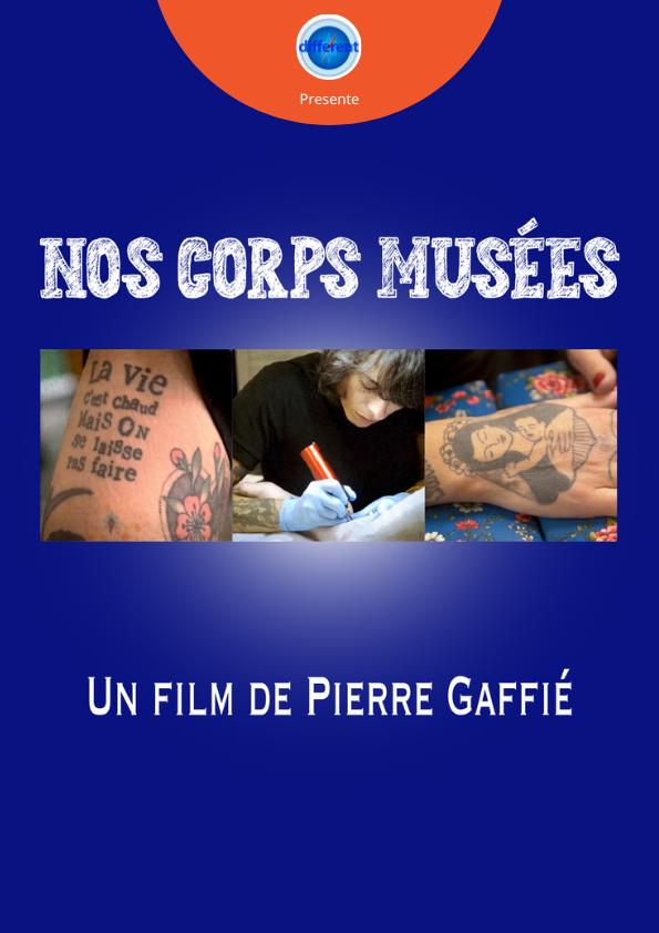 Affiche du court métrage Nos corps musées (2023) de Pierre Gaffié. Voir Nos corps musées en streaming / torrent sur meilleurs-films.fr