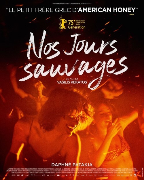 Affiche du film Nos Jours Sauvages (2025) de Vasilis Kekatos. Voir Nos Jours Sauvages en streaming / torrent sur meilleurs-films.fr