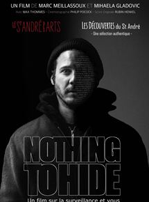 Affiche du film Nothing To Hide (2017) de Marc Meillassoux. Voir Nothing To Hide en streaming / torrent sur meilleurs-films.fr