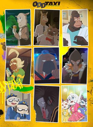 Affiche de la série ODDTAXI (2022) de Konomoto Kazuya. Voir ODDTAXI en streaming / torrent sur meilleurs-films.fr