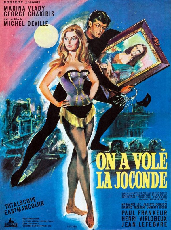 Affiche du film On a volé la Joconde (1966) de Michel Deville. Voir On a volé la Joconde en streaming / torrent sur meilleurs-films.fr