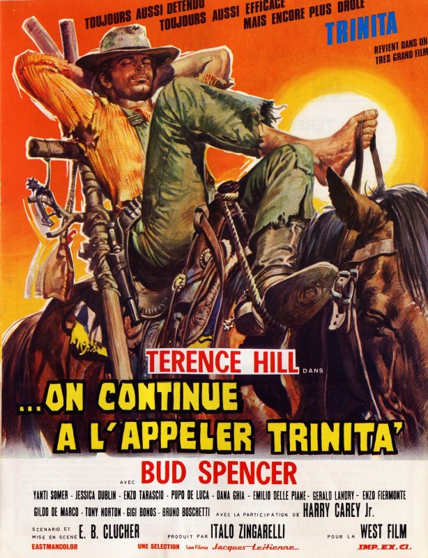 Affiche du film On continue à l’appeler Trinita (1971) de Enzo Barboni Affiche du film On continue à l’appeler Trinita (1971) de Enzo Barboni. Voir On continue à l’appeler Trinita en streaming / torrent sur meilleurs-films.fr