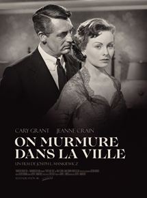 Affiche du film On murmure dans la ville (1951) de Joseph L. Mankiewicz. Voir On murmure dans la ville en streaming / torrent sur meilleurs-films.fr