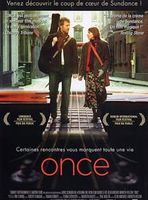 Affiche du film Once (2006) de John Carney. Voir Once en streaming / torrent sur meilleurs-films.fr