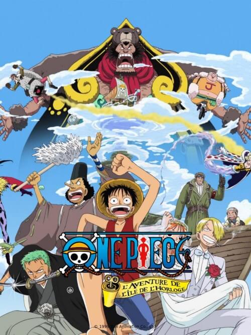 Affiche du film One Piece – Film 2 : L’aventure de l’île de l’horloge (2013) de Atsuji Shimizu.
