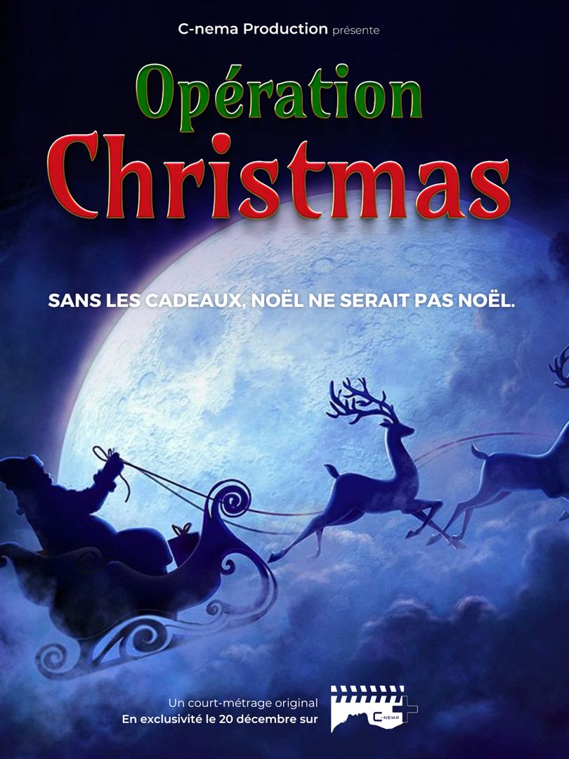 Affiche du court métrage Opération Christmas (2022) de Enzo Guilbaud. Voir Opération Christmas en streaming / torrent sur meilleurs-films.fr