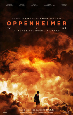 Affiche du film Oppenheimer (2023) de Christopher Nolan & Kai Bird.