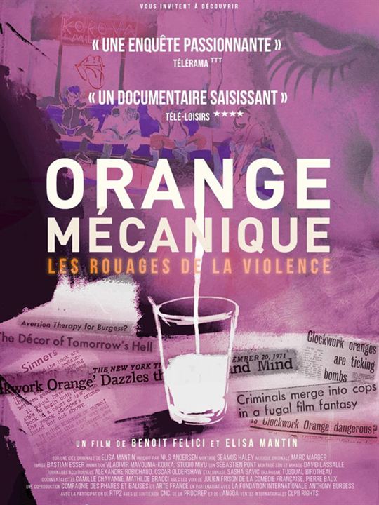 Affiche du court métrage Orange mécanique, les rouages de la violence (2023) de Benoît Felici Affiche du court métrage Orange mécanique, les rouages de la violence (2023) de Benoît Felici. Voir Orange mécanique, les rouages de la violence en streaming / torrent sur meilleurs-films.fr