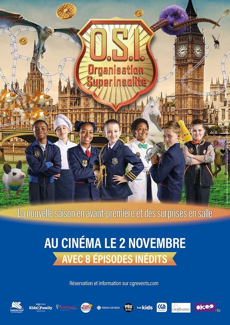 Affiche du film Organisation Super Insolite au cinéma ! (2024) de Simon Massey. Voir Organisation Super Insolite au cinéma ! en streaming / torrent sur meilleurs-films.fr