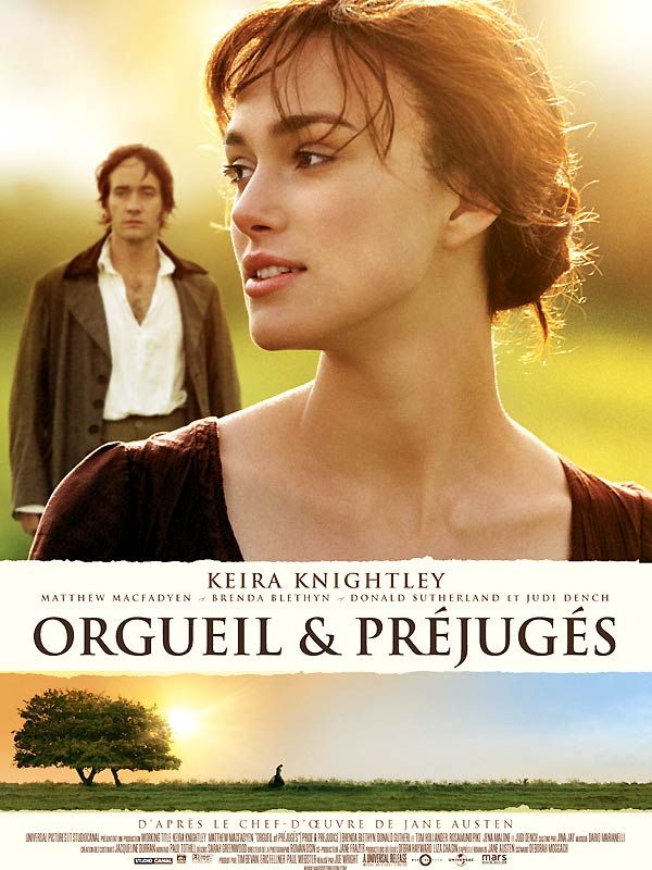 Affiche du film Orgueil et préjugés (2005) de Joe Wright. Voir Orgueil et préjugés en streaming / torrent sur meilleurs-films.fr