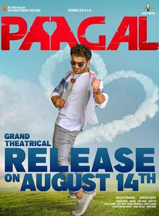 Affiche du film Paagal (2021) de Naresh Kuppili. Voir Paagal en streaming / torrent sur meilleurs-films.fr