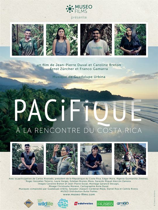 Affiche du film Pacifique, à la rencontre du Costa Rica (2021) de Caroline Breton (II). Voir Pacifique, à la rencontre du Costa Rica en streaming / torrent sur meilleurs-films.fr