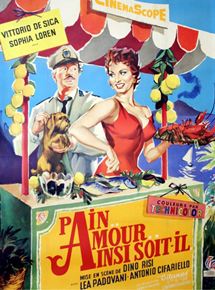 Affiche du film Pain, amour, ainsi soit-il (1955) de Dino Risi. Voir Pain, amour, ainsi soit-il en streaming / torrent sur meilleurs-films.fr