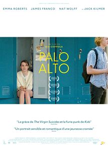 Affiche du film Palo Alto (2013) de Gia Coppola. Voir Palo Alto en streaming / torrent sur meilleurs-films.fr