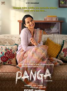 Affiche du film Panga (2020) de Ashwiny Iyer Tiwari. Voir Panga en streaming / torrent sur meilleurs-films.fr