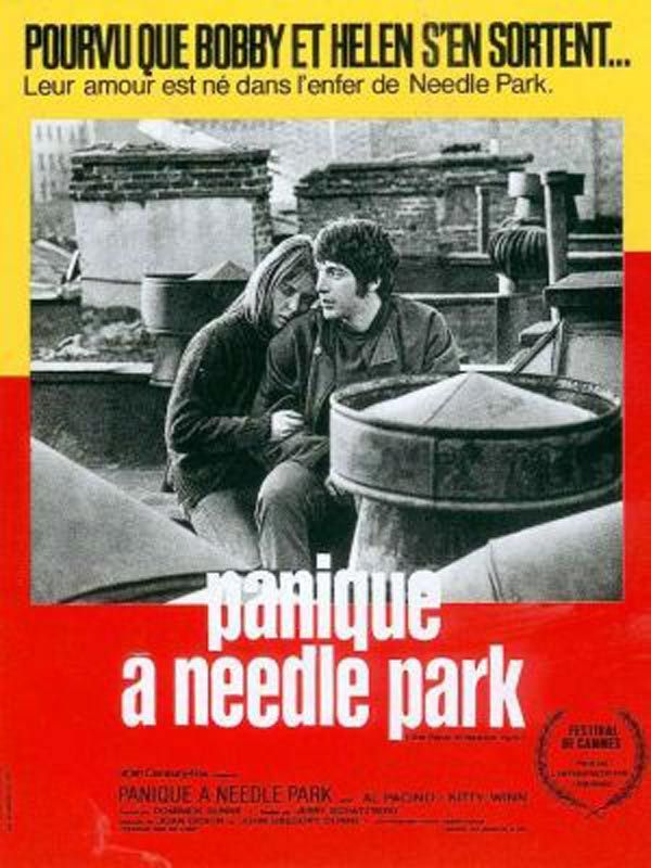 Affiche du film Panique à Needle Park (1971) de Jerry Schatzberg. Voir Panique à Needle Park en streaming / torrent sur meilleurs-films.fr