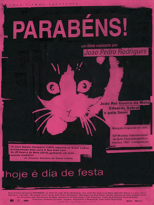 Affiche du court métrage Parabéns! (1997) de João Pedro Rodrigues Affiche du court métrage Parabéns! (1997) de João Pedro Rodrigues. Voir Parabéns! en streaming / torrent sur meilleurs-films.fr