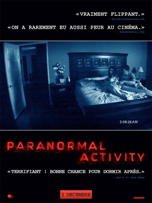 Affiche du film Paranormal Activity (2007) de Oren Peli. Voir Paranormal Activity en streaming / torrent sur meilleurs-films.fr