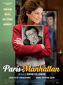 Affiche du film Paris Manhattan (2012) de Sophie Lellouche. Voir Paris Manhattan en streaming / torrent sur meilleurs-films.fr