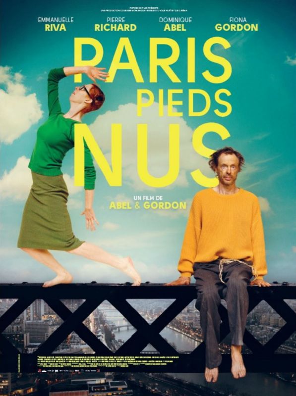 Affiche du film Paris pieds nus (2016) de Dominique Abel. Voir Paris pieds nus en streaming / torrent sur meilleurs-films.fr
