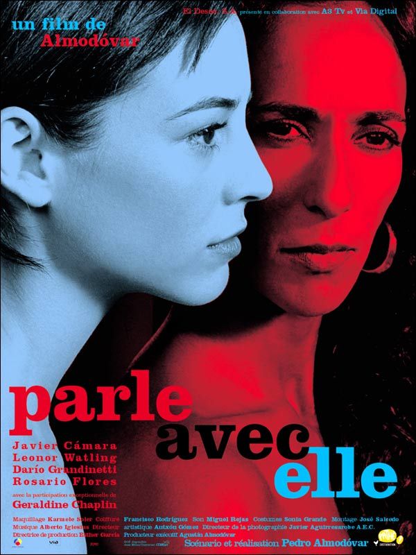 Affiche du film Parle avec elle (2002) de Pedro Almodóvar. Voir Parle avec elle en streaming / torrent sur meilleurs-films.fr