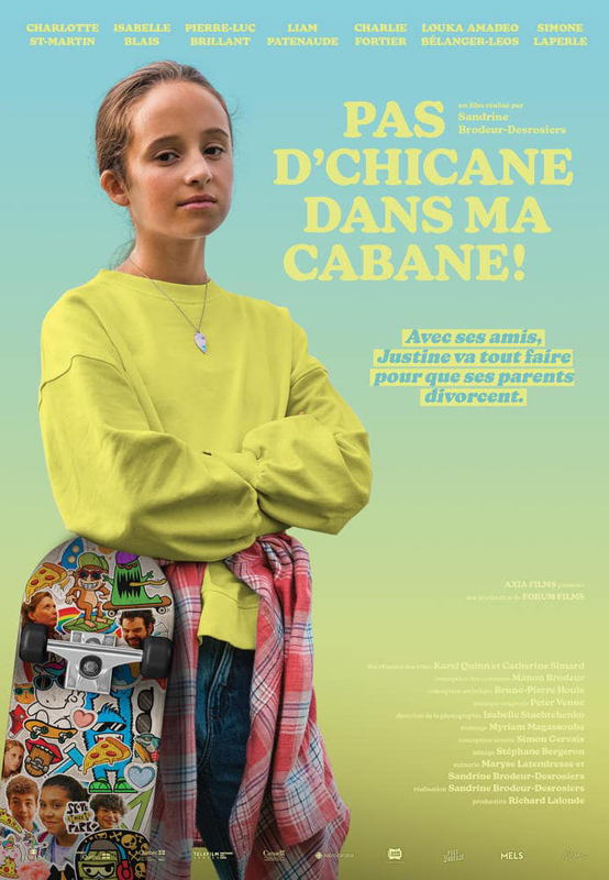 Affiche du film Pas d’chicane dans ma cabane! (2022) de Sandrine Brodeur-Desrosiers. Voir Pas d’chicane dans ma cabane! en streaming / torrent sur meilleurs-films.fr