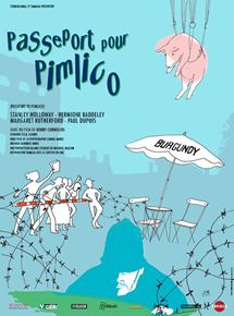 Affiche du film Passeport pour Pimlico (1949) de Henry Cornelius. Voir Passeport pour Pimlico en streaming / torrent sur meilleurs-films.fr