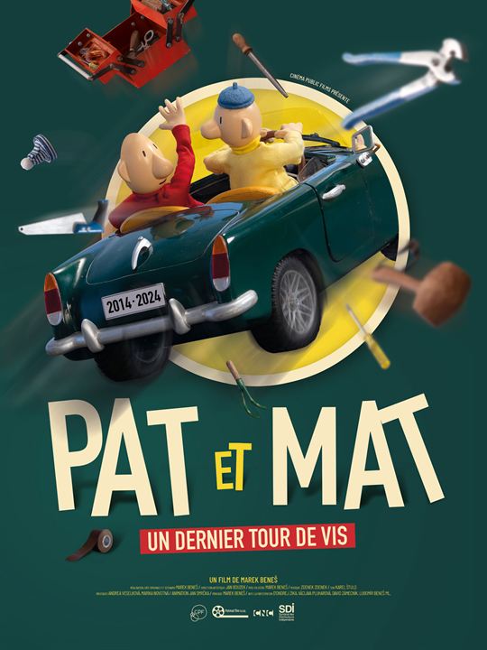 Affiche du film Pat et Mat : un dernier tour de vis (2024) de Marek Beneš Affiche du film Pat et Mat : un dernier tour de vis (2024) de Marek Beneš. Voir Pat et Mat : un dernier tour de vis en streaming / torrent sur meilleurs-films.fr