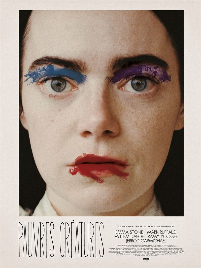 Affiche du film Pauvres créatures (2024) de Yórgos Lánthimos Affiche du film Pauvres créatures (2024) de Yórgos Lánthimos. Voir Pauvres créatures en streaming / torrent sur meilleurs-films.fr