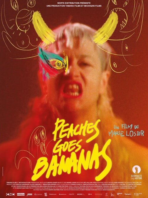 Affiche du film Peaches Goes Bananas (2025) de Marie Losier Affiche du film Peaches Goes Bananas (2025) de Marie Losier. Voir Peaches Goes Bananas en streaming / torrent sur meilleurs-films.fr