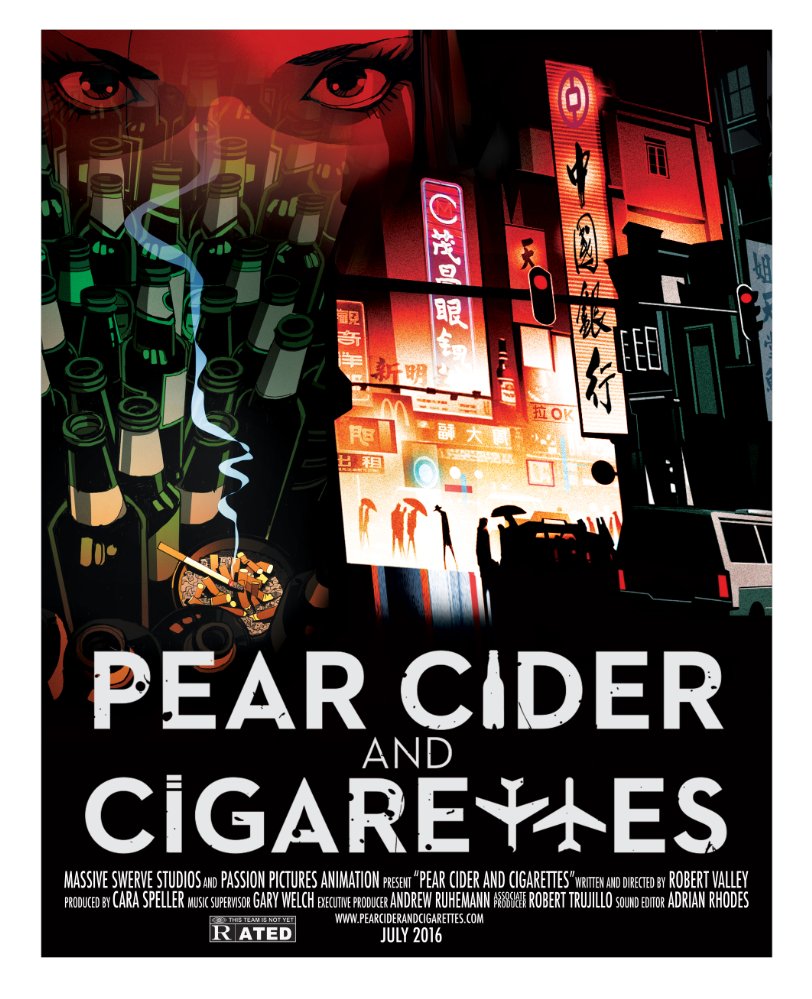 Affiche du court métrage Pear Cider and Cigarettes () de Robert Valley. Voir Pear Cider and Cigarettes en streaming / torrent sur meilleurs-films.fr