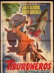 Affiche du film Pecheurs de requins (1962) de Luis Alcoriza. Voir Pecheurs de requins en streaming / torrent sur meilleurs-films.fr