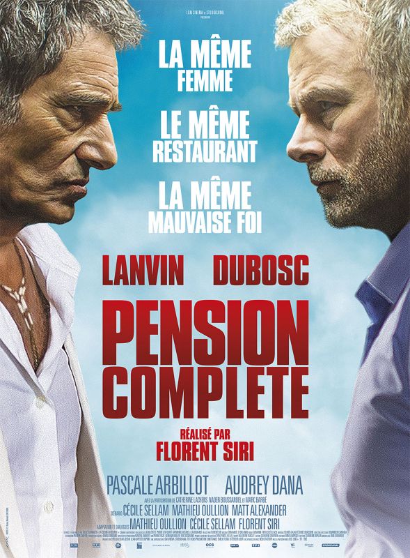 Affiche du film Pension complète (2015) de Florent Siri Affiche du film Pension complète (2015) de Florent Siri. Voir Pension complète en streaming / torrent sur meilleurs-films.fr