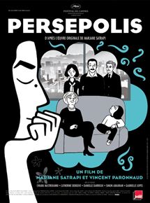 Affiche du film Persepolis (2007) de Marjane Satrapi,Vincent Paronnaud,. Voir Persepolis en streaming / torrent sur meilleurs-films.fr
