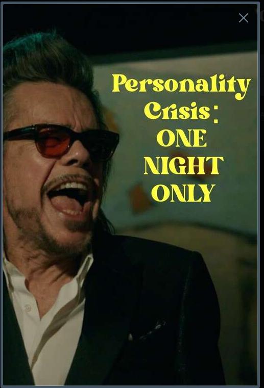 Affiche du film Personality Crisis: One Night Only (2022) de David Tedeschi. Voir Personality Crisis: One Night Only en streaming / torrent sur meilleurs-films.fr