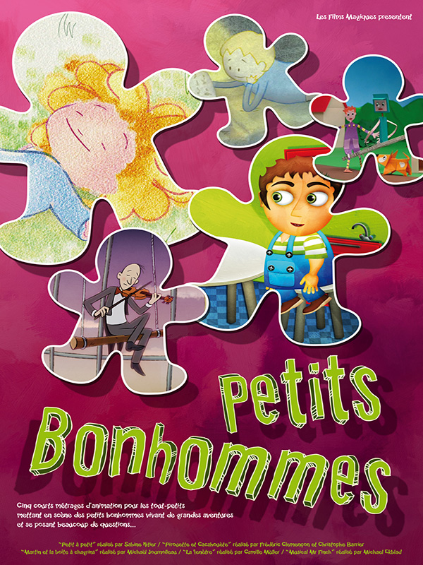 Affiche du court métrage Petits bonhommes (2012) de Frédéric Clémençon. Voir Petits bonhommes en streaming / torrent sur meilleurs-films.fr