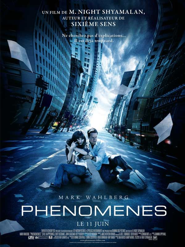 Affiche du film Phénomènes (2008) de M. Night Shyamalan Affiche du film Phénomènes (2008) de M. Night Shyamalan. Voir Phénomènes en streaming / torrent sur meilleurs-films.fr
