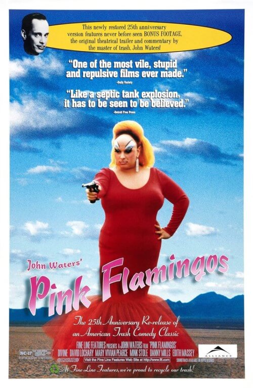 Affiche du film Pink Flamingos (1972) de John Waters Affiche du film Pink Flamingos (1972) de John Waters. Voir Pink Flamingos en streaming / torrent sur meilleurs-films.fr