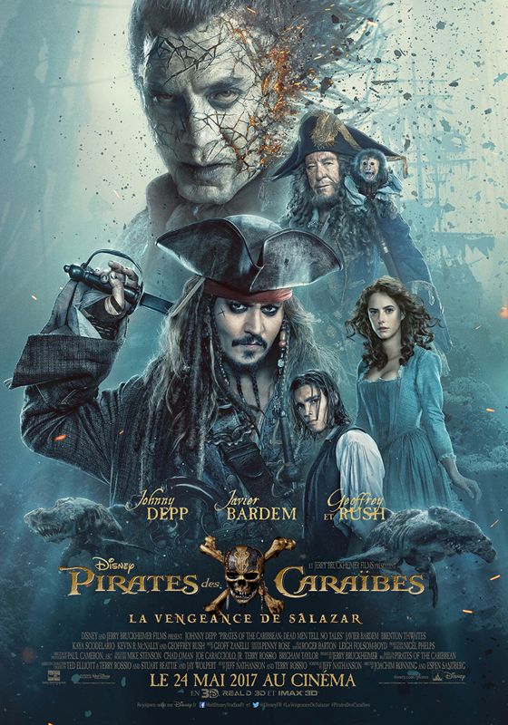 Affiche du film Pirates des Caraïbes : la Vengeance de Salazar (2017) de Espen Sandberg Affiche du film Pirates des Caraïbes : la Vengeance de Salazar (2017) de Espen Sandberg. Voir Pirates des Caraïbes : la Vengeance de Salazar en streaming / torrent sur meilleurs-films.fr