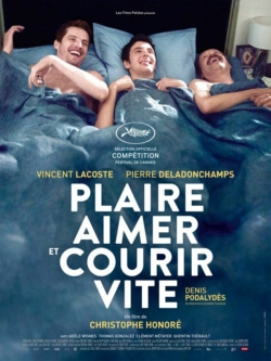Affiche du film Plaire, aimer et courir vite (2018) de Christophe Honoré.