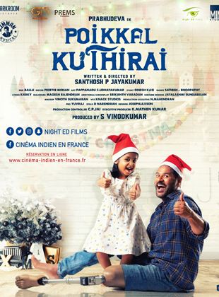 Affiche du film Poikkal Kudhirai (2022) de Santhosh P. Jayakumar. Voir Poikkal Kudhirai en streaming / torrent sur meilleurs-films.fr
