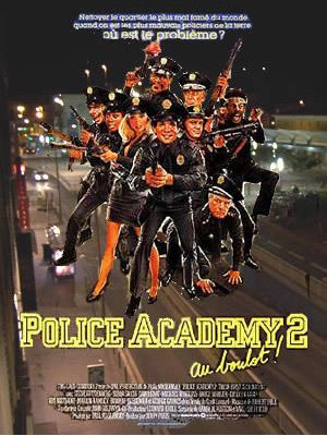 Affiche du film Police Academy 2 :  Au boulot ! (1985) de Jerry Paris. Voir Police Academy 2 :  Au boulot ! en streaming / torrent sur meilleurs-films.fr