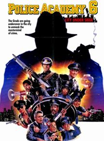 Affiche du film Police Academy 6 : S.O.S. Ville en état de choc (1989) de Peter Bonerz. Voir Police Academy 6 : S.O.S. Ville en état de choc en streaming / torrent sur meilleurs-films.fr